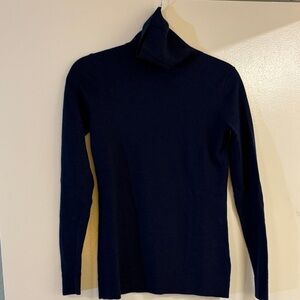 Pendleton Navy Blue Merino Turtleneck Sweater